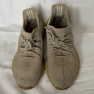 Adidas Yeezy Boost 350 V2 Low Sesame Pre Owned Kanye Size 9 F99710
